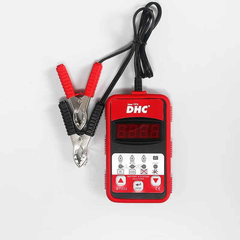 12V Battery Electrical System Analyzer original DHC BT222 top quanlity automotive 12v battert tester for car