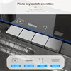 Stainless Steel Waterfall Sink Kitchen Large Single Slot Integrated Digital Display Faucet Set Embossed Wash Basin 4