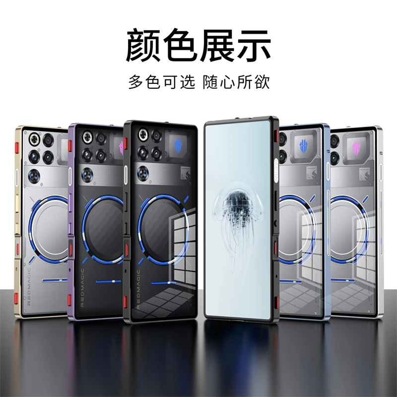 Aluminium Alloy Metal Frame Bumper + Tempered Glass Phone Back Cover