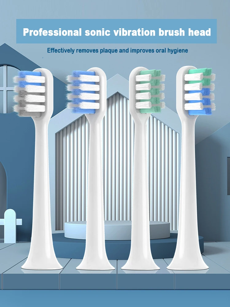 Description Picture 2 of item4PCS Replacement Brush Heads For DR.Bei C1 C2 E0 S7 Sonic Electric Toothbrush Heads with Soft Bristle