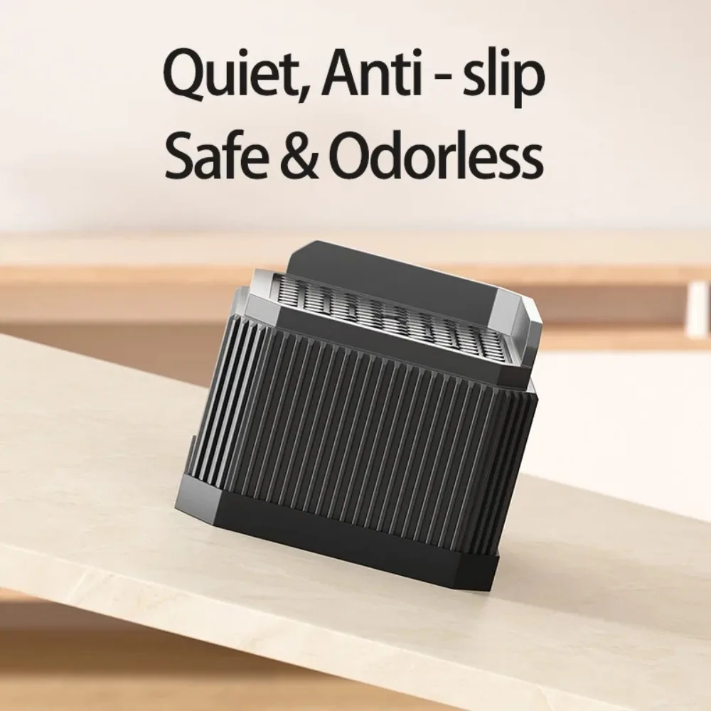 Heavy-Duty Adjustable Furniture Risers with Triple Anti-Slip Design