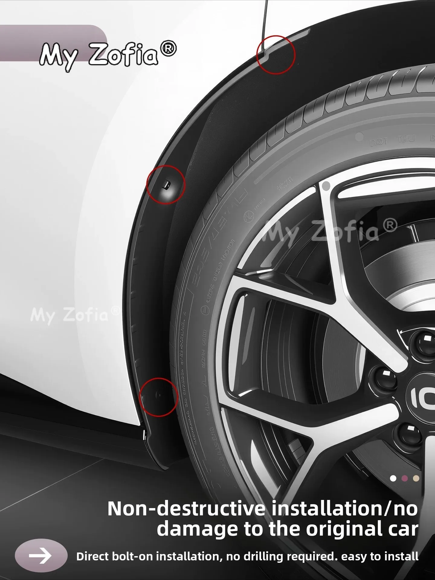 휠 이너 펜더 머드 플랩 스플래시 가드 내구성 있는 날씨 방지 자동차 보호 액세서리 (Changan Qiyuan Nevo A06 2026 2027 용)