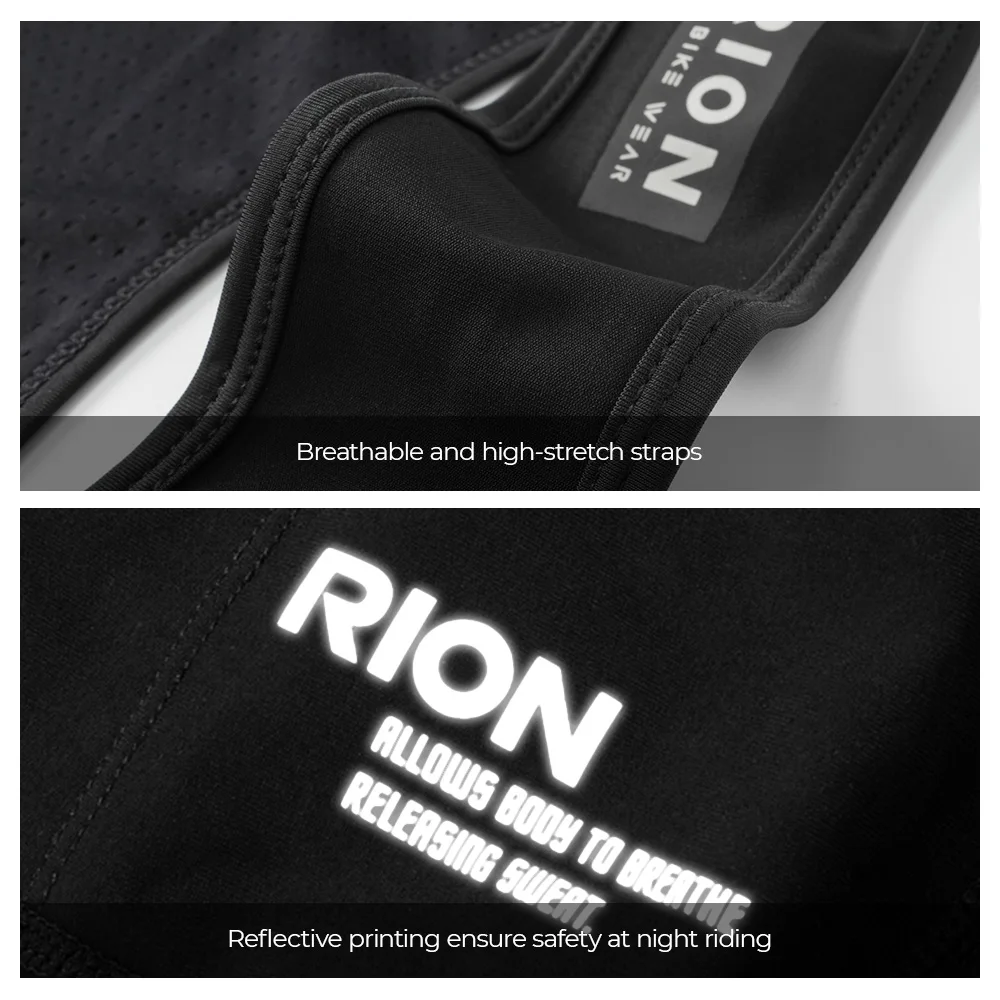RION Cycling Bib Pants Men Thermal Fleece Padded Bicycle Tights MTB Mountain Bike Trousers Pockets Windproof DOLOMITI 6H cycling pants cycling bib pants
