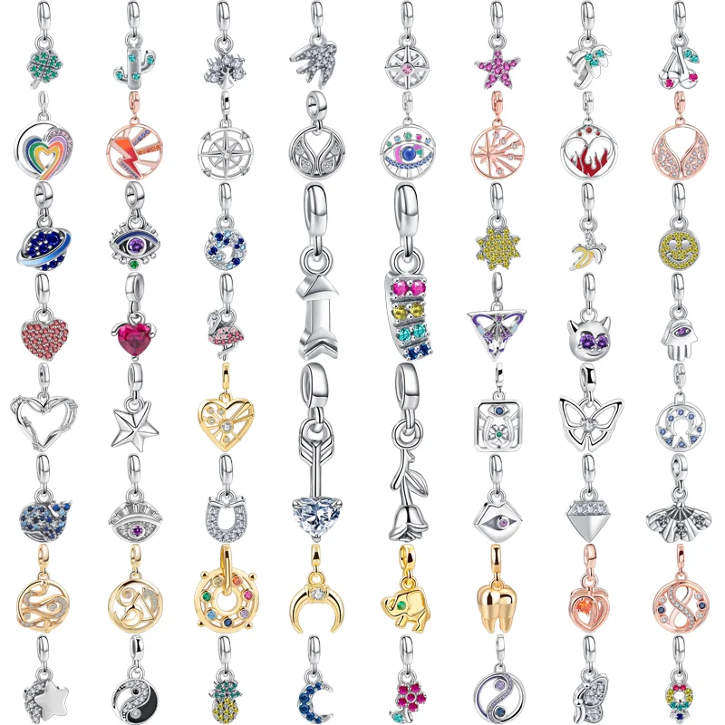 Autentico Argento Sterling 925 Serie Me Rose Butterfly Mini Charm Beads Fit Originale Pandora Me Squisito Braccialetto Gioielli Regali