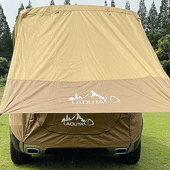 Outdoor Camping Car Tailgate Shade Awning Tent Waterproof Sunshade Car Tailgate Rear Tent 1