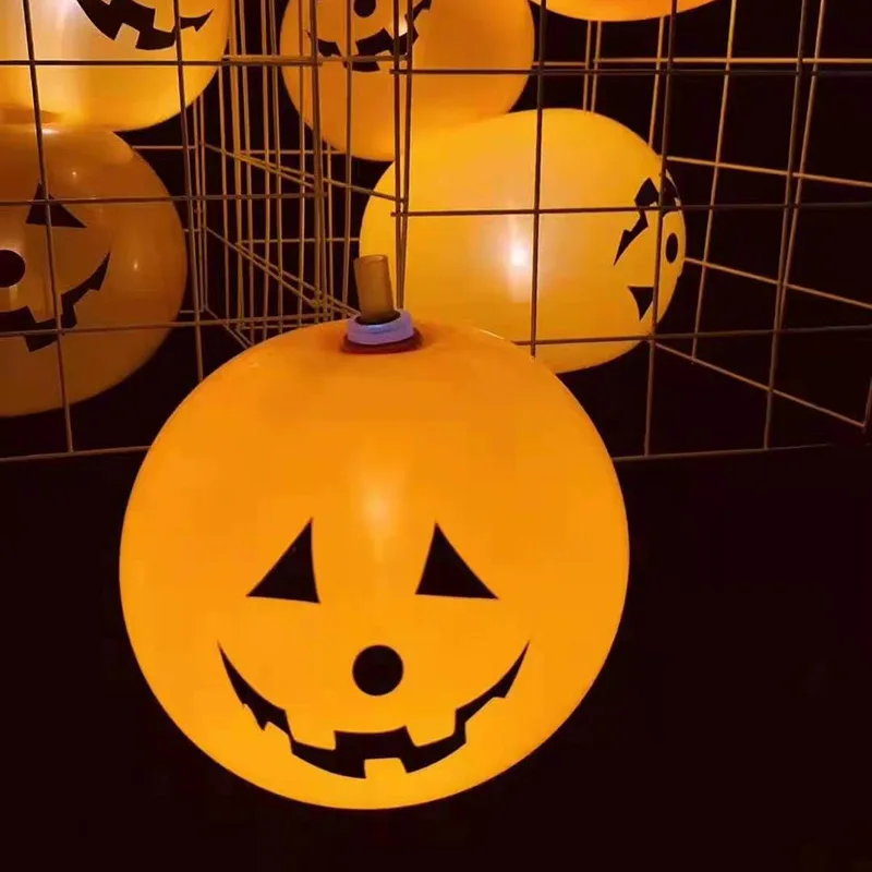 Acheter Ballons Lampe Citrouille D'halloween, 5 Pièces, Pour Créer Une Atmosphère Festive, Ballons Ornementaux De Bonne Qualité