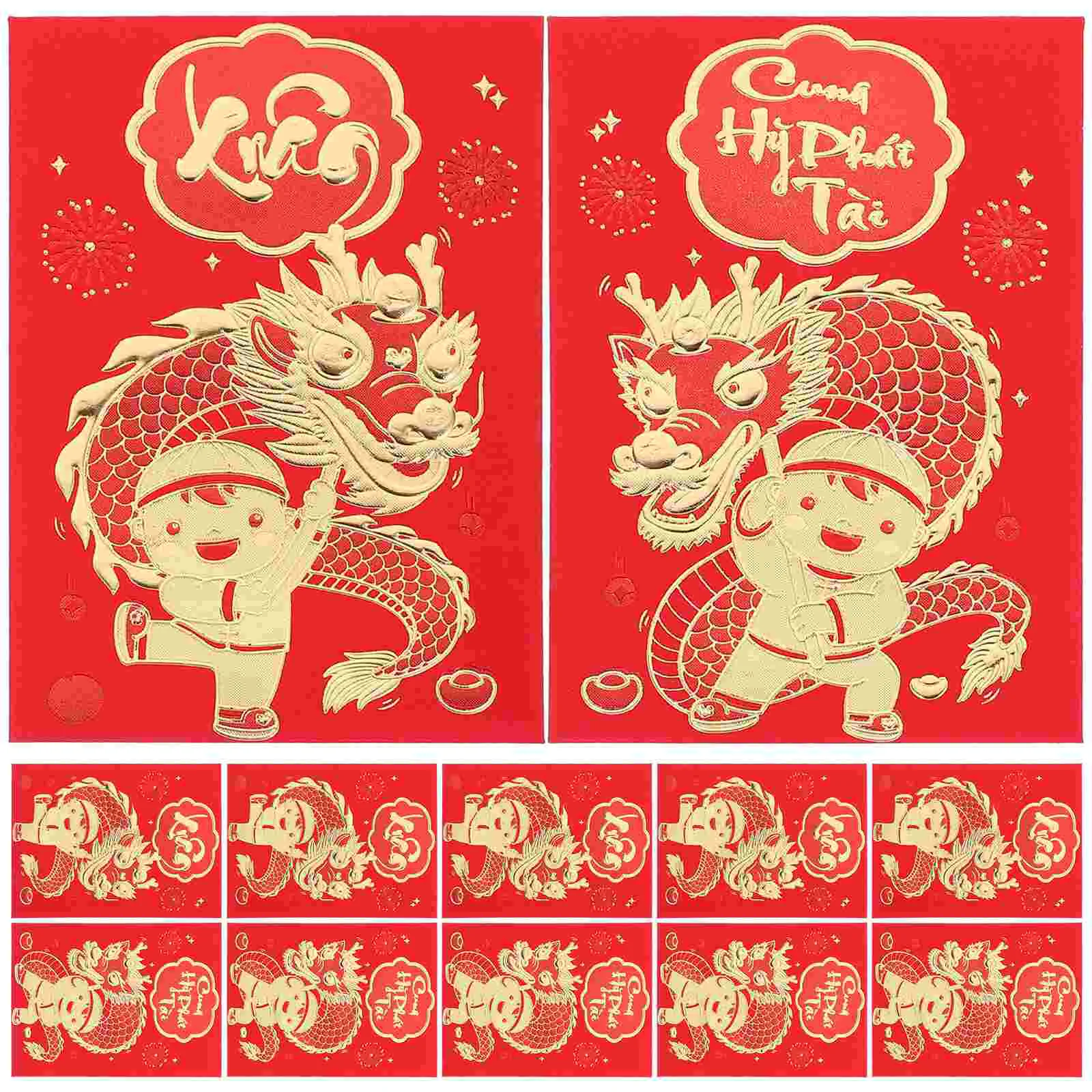 

Money Red Pockets Chinese Lucky Money Envelopes Year Red Envelopes Cash Envelopes Money Bags Random Style