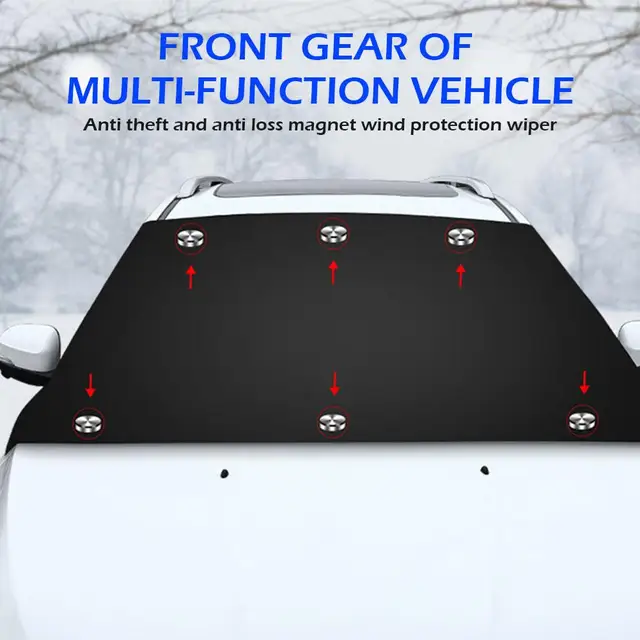 Magnetische Auto Frontscheibe Windschutz scheibe Schnee Eis Abdeckung Autos  Windschutz scheibe Sonnenschutz Anti-Frost Anti-Fog Universal Auto  Sonnenschutz - AliExpress