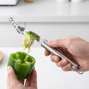 Stainless Steel Pepper Corer Tool 1