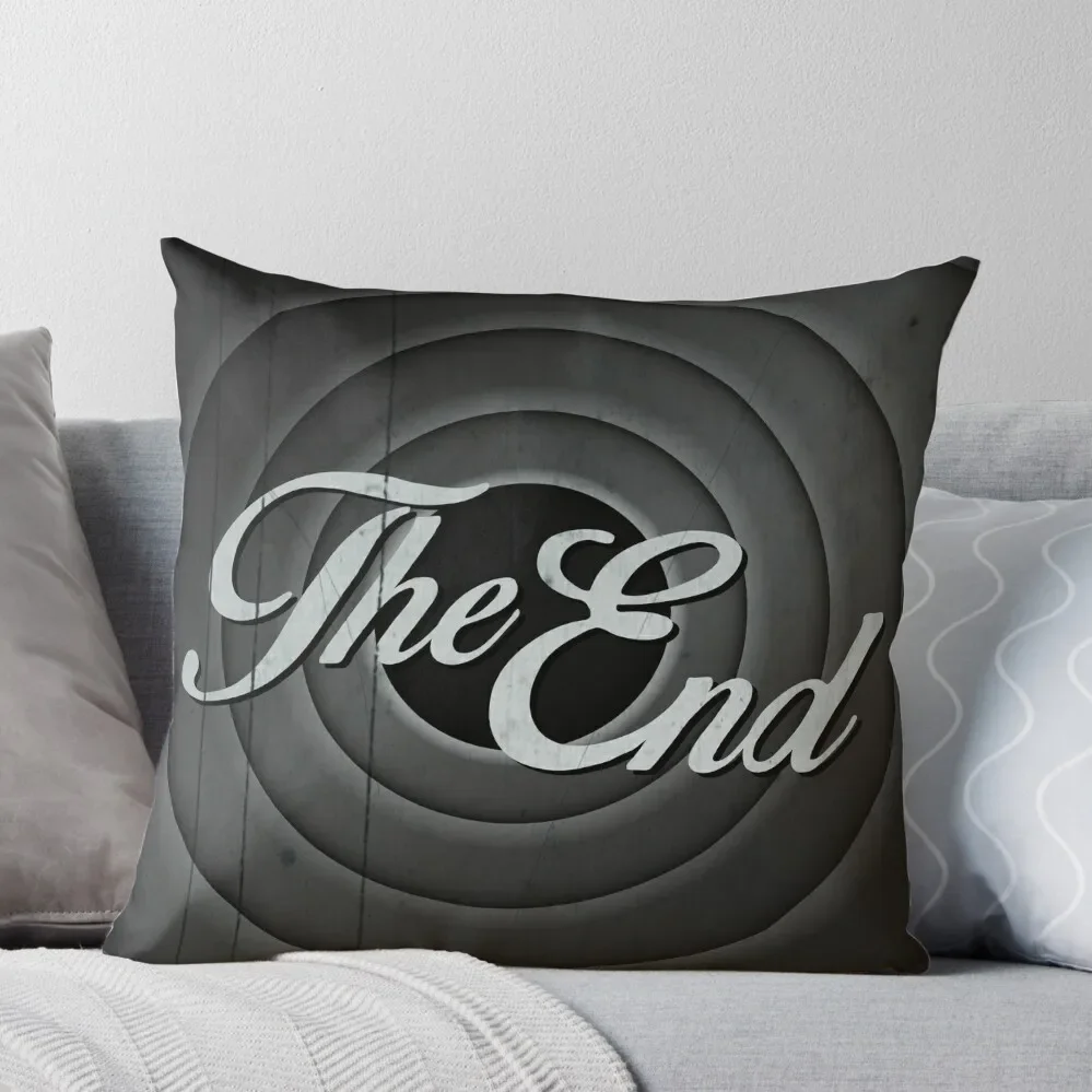 

The End Throw Pillow Christmas Pillows Decorative Sofa Cushions Pillow Cases