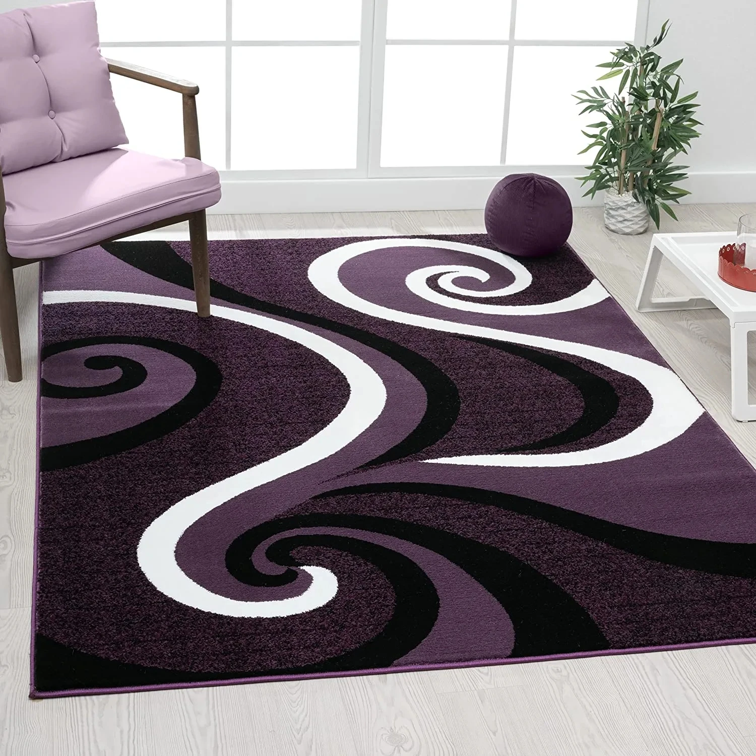 Modern Swirls Carpet for Living Room Home Decor Sofa Table Large Area Rugs Anti-slip Hallway Balcony Rugs Bedroom Floor Mat 4