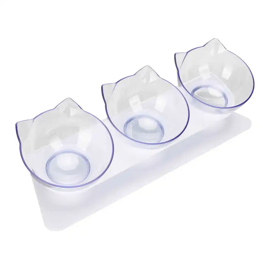 Title 7, Cat Bowls Cat Raised Feeder Bowl 3 Bowls Transp...