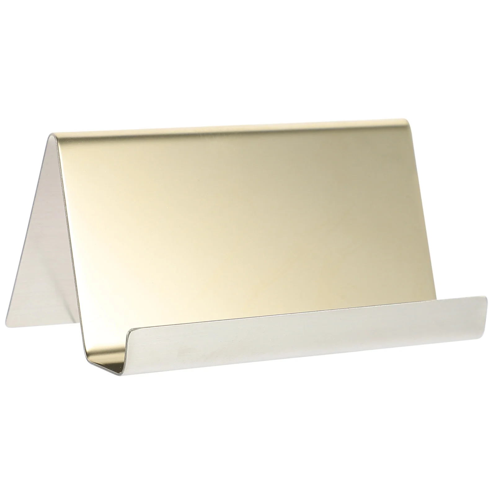 

Business Card Holder Cards Display Stands Racks Cell Phone Mount for Fashion Stainless Steel Office