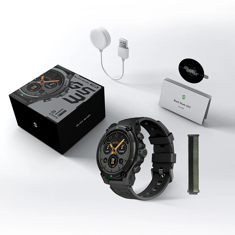 [World Premiere]Blackshark GS3 Smart Watch Global Version 1.43"AMOLED Display GPS Satellite Positioning 21 Day Life 5ATM 6