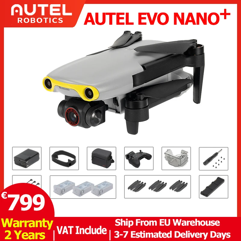 Квадрокоптер Autel Robotic EVO Nano + Plus с камерой 4K и функцией обхода препятствий |