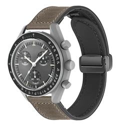 Vintage Leather Watchband - Luxurious Silicone Strap Bracelet 20mm - 20MM (Grey)
