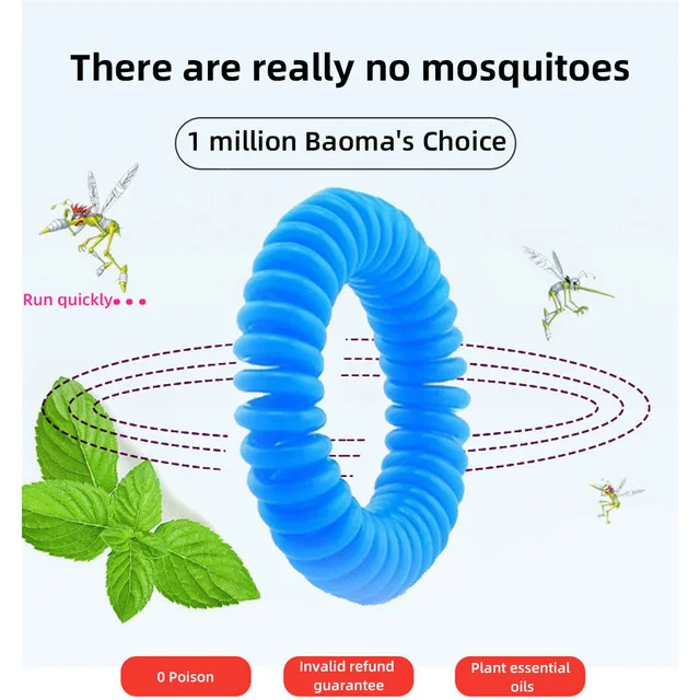 Multifunkcionális Erős Húzó Rugalmas Kábelcsábító Szúnyog Tavaszi Karkötő Kulcstartó - Image 6