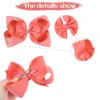 20pcs Sweet Random Color Bow Hair Clip Sets for Women Girls Handmade Bows Hairpins Holiday Hair Clip Baby Hair Accessories Gifts 5