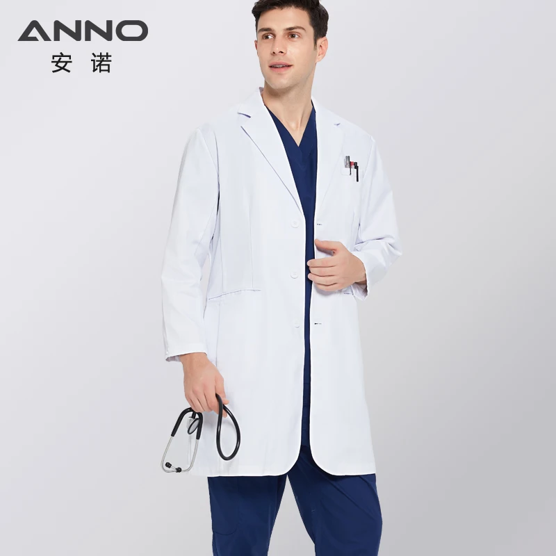 Medical Lab Coat medical lab coat ANNO Anti-Static Lab Uniforms Out Fit Work Out Wear Unisex Pharmacy White Coat