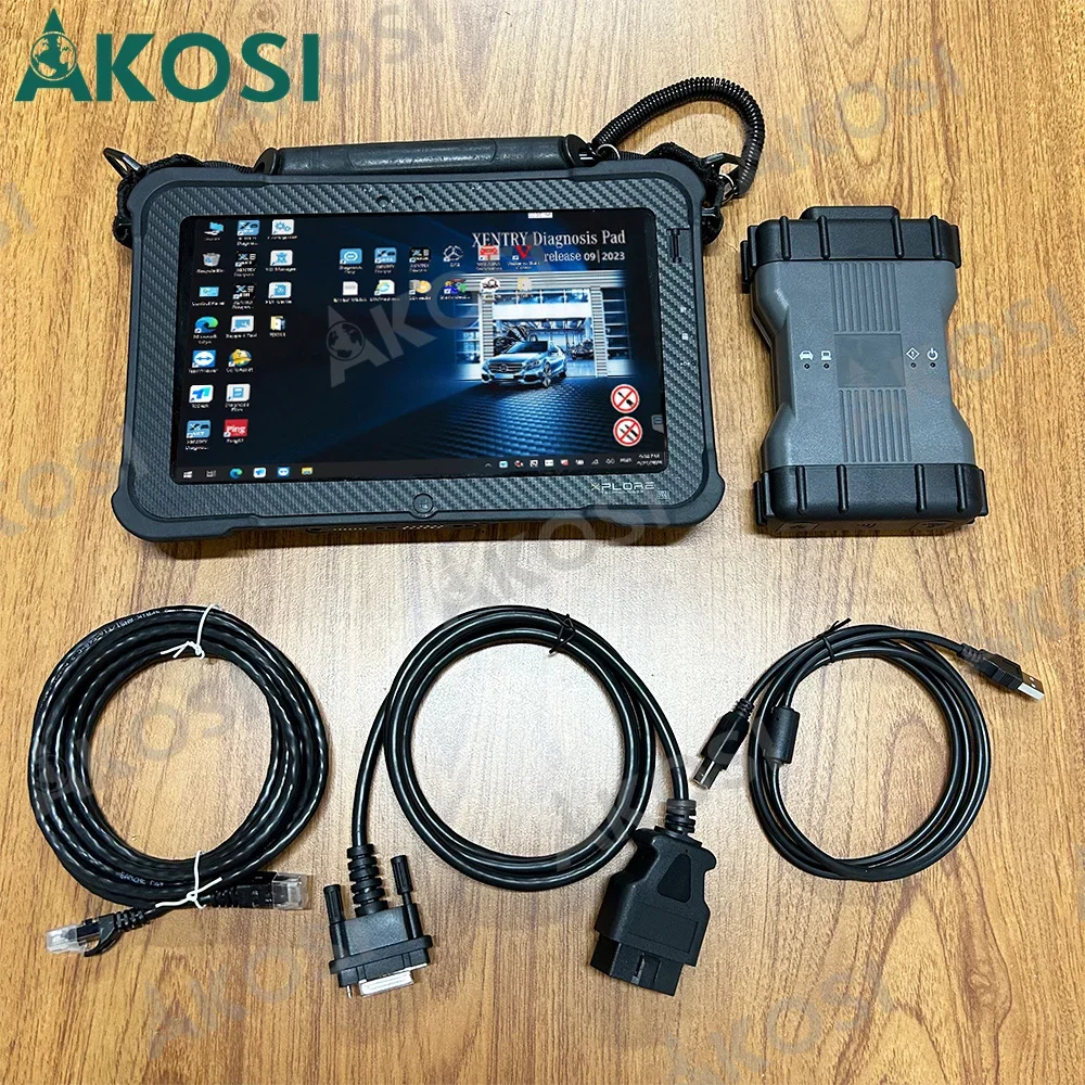 Mb Star C6 Diagnosi Vci Multiplexer Doip Con Software V2022.09 Xentry Das Wis Epc Strumento Diagnostico Per Auto Con Tablet Xplore