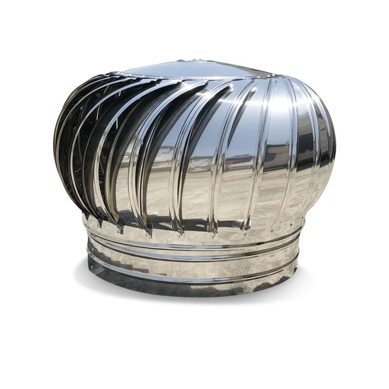 110mm-600mm Roof Ventilation Fan Pipefit 304 Stainless Steel Roof Ventilator Wind Turbine Air Vent Attic Ventilator