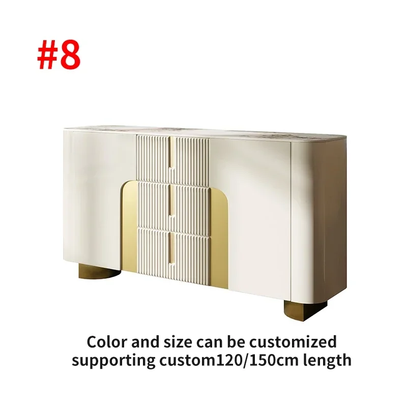 Credenza Display Cabinet Home Furniture Kitchen Alacena Showcases Sideboard Button Sideboards Vitrinas Dining Room White China