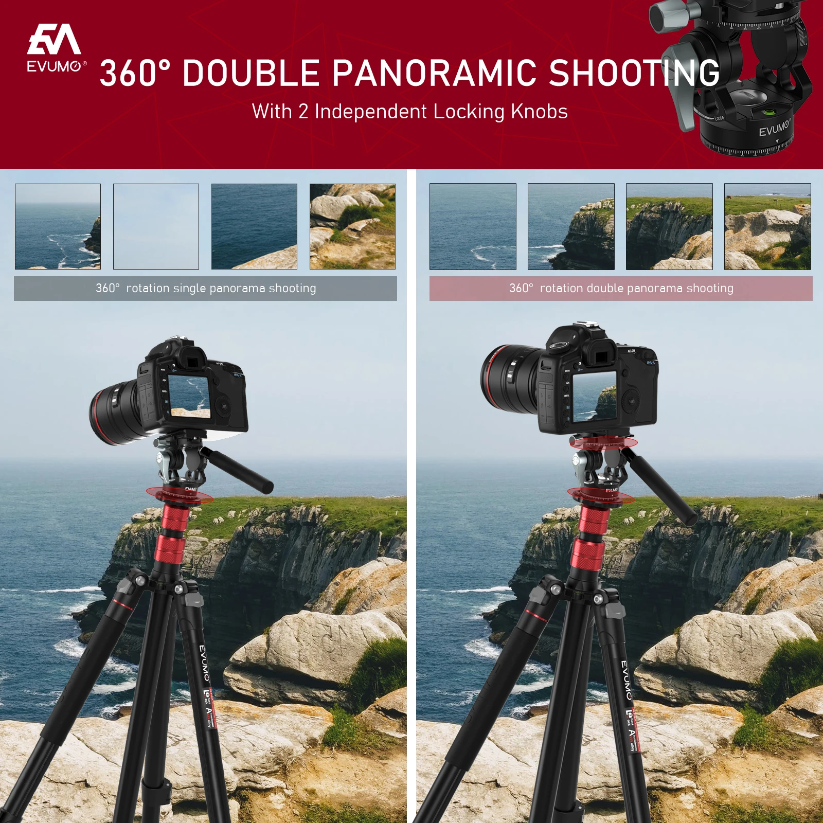 Tripod ball head cold shoe ball head camera fluid head camera head adapter for tripod monopod