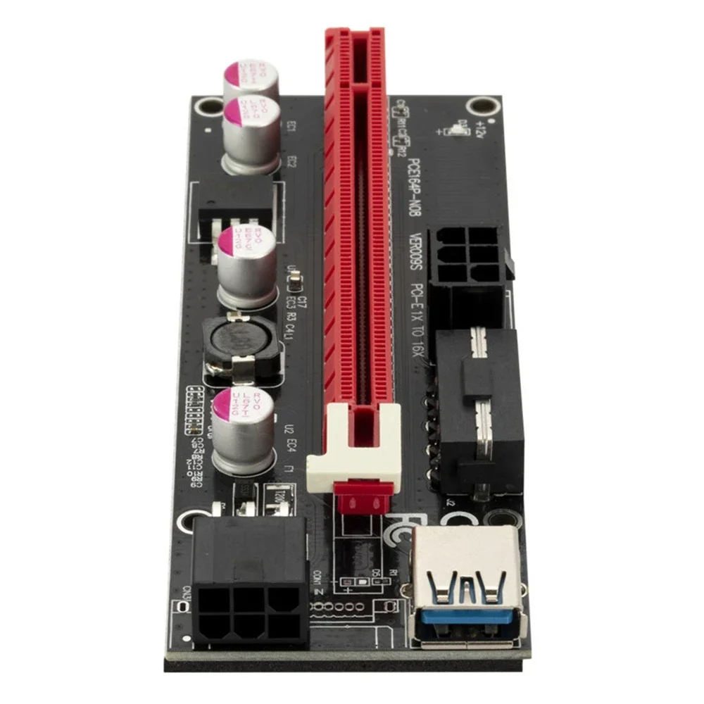 Amazon.co.jp: 最新型 PCI-E 1X to 16X ライザーカード 2フィートUSB 3.0ケーブル&6ピンSATA電源ケーブル付き  - GPUエクステンダーライザーカード - ビットコインイーサリアムマイニングETH用(VER010S plus) (1個) : パソコン・周辺機器  マイニング ライザーカード VER ...