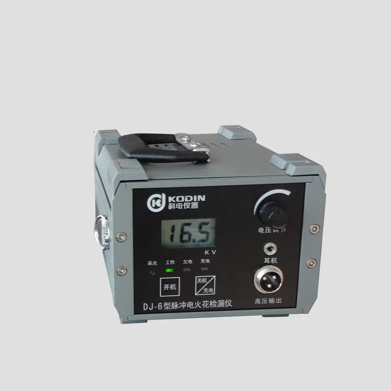 New DJ-6B High Voltage Holiday Detector 0.6–30kV Spark Leak Tester for Coating Thickness 0.05–10mm detail image 1