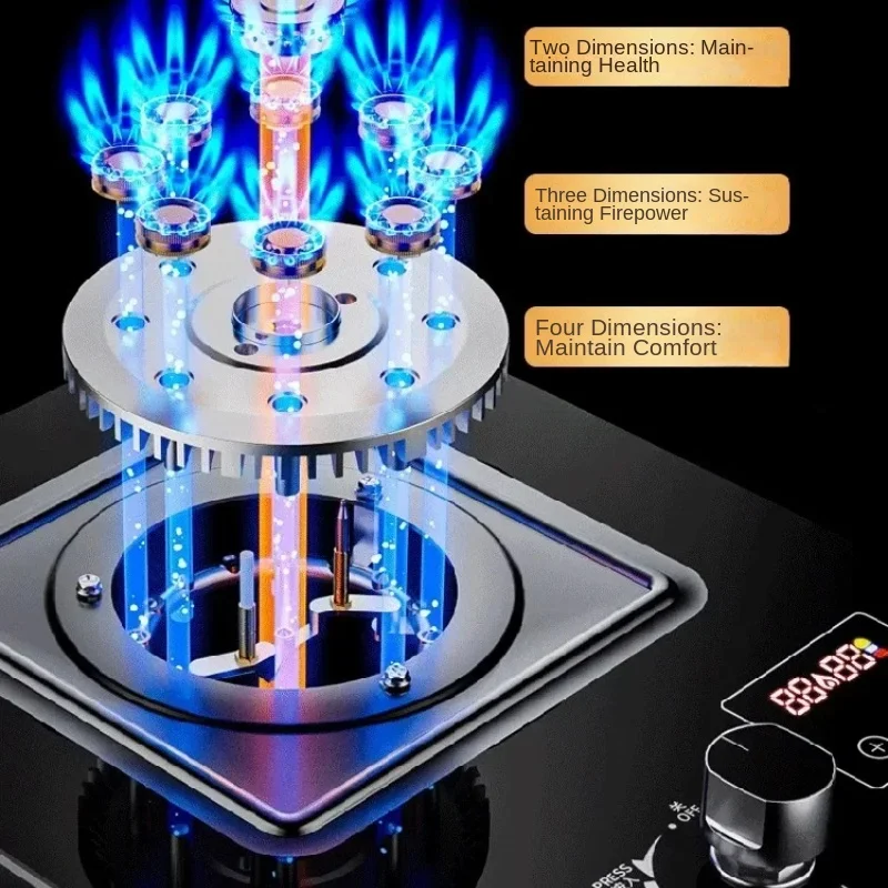 Single Burner Gas Stove, Home Use, Tabletop and BuiltIn High Flame Gas Cooker, Quick Ignite Appliance Compact Cooking Tool" 4