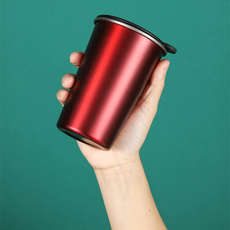 Stainless Steel Cups Beer Coffee Gargle Cold Water Drinks Use
