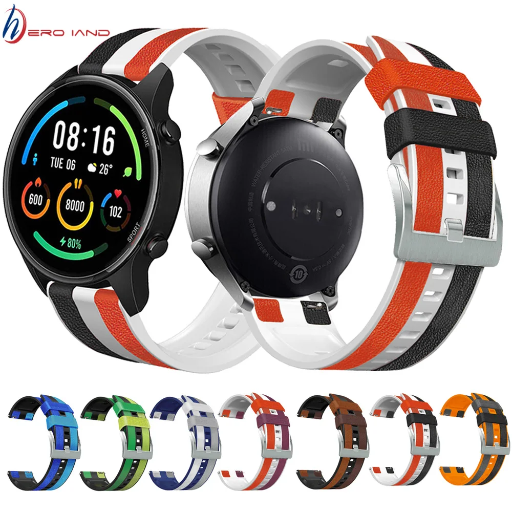 

Ремешок силиконовый для смарт-часов Xiaomi Mi Watch, 22 мм