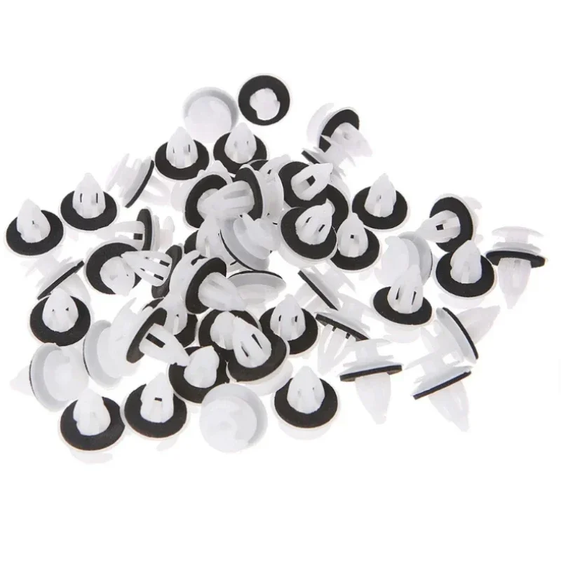 Door Panel Clip with Seal Ring Fastener Rivet Bumper Clip Retainer 50PCS for BMW E34 E36 E38 E39 E46 M3 M5 Z3 X5 Car Accessories car door clip