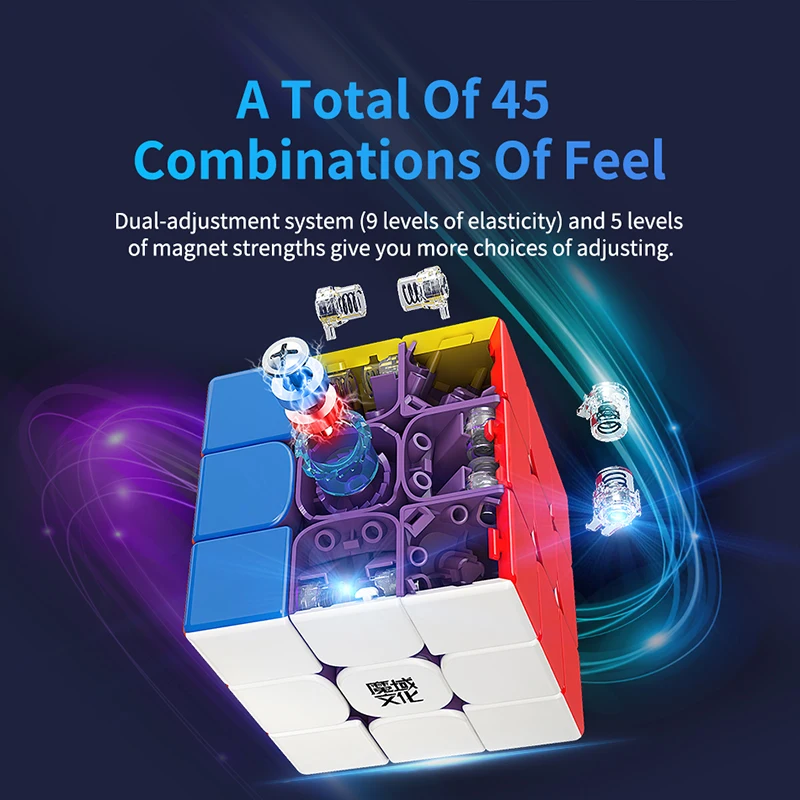 MoYu WeiLong WR Maglev 3x3x3 Magnetic Magic Cube 3×3 Professional Speed Puzzle 3x3 Children Fidget Toys Gift Magnet Cubo Magico 5