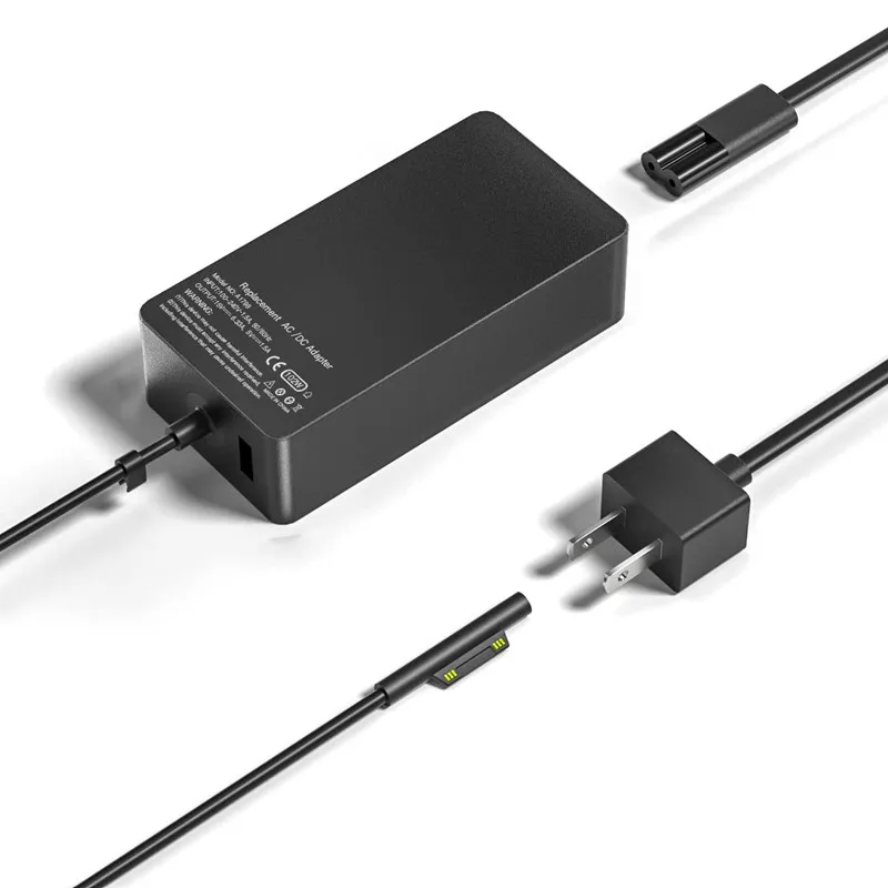 For Microsoft Surface Book 2/3 1798 Charger 102W 15V 6.33A Surface Laptop4/3/2 Go3/2/1 Pro9/8/7/6/5/4/X Power Adapter Supply 6