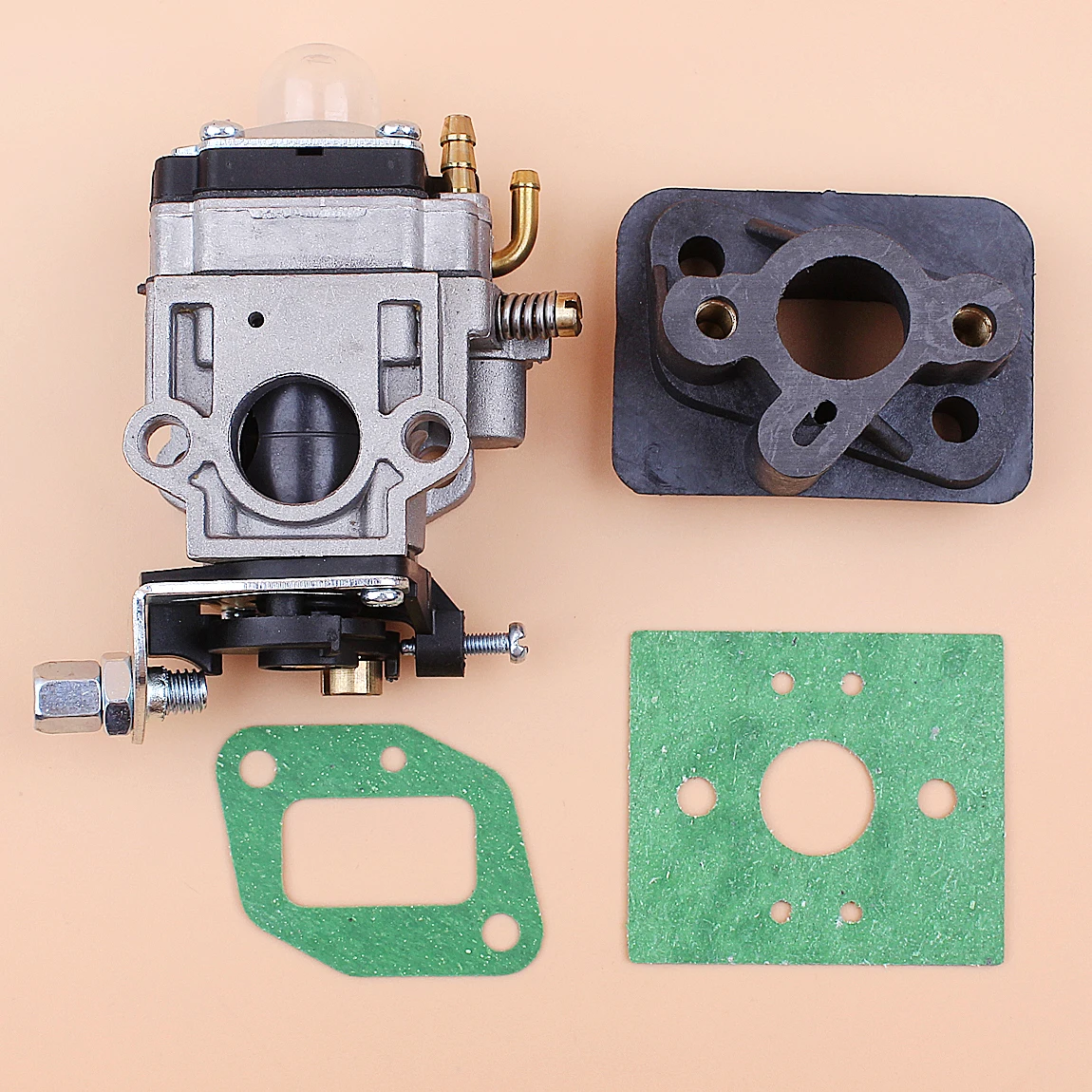 Carburetor Intake Manfold Gasket Kit Fit 43cc 40-5 BC430 CG430 1E40F-5 Mitsubishi TL33 TL43 T52 TU43 Engine Brushcutter Trimmers