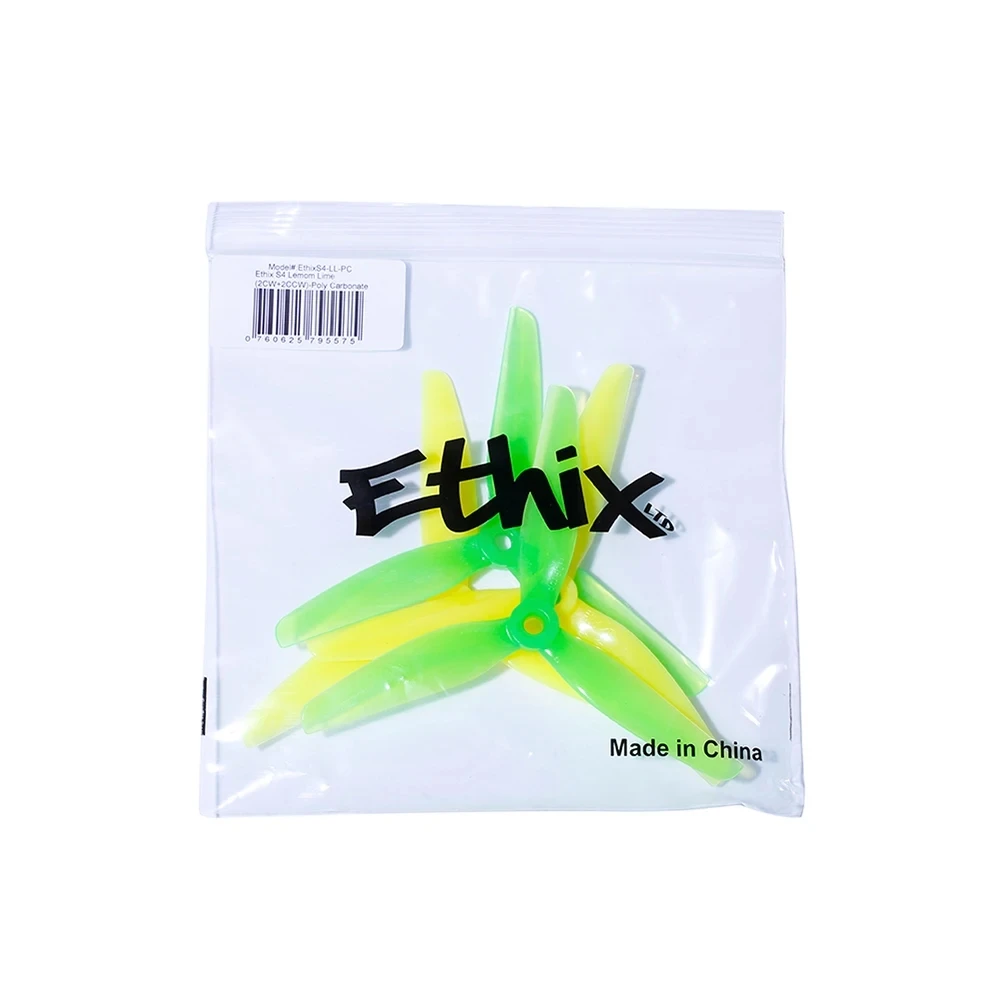 Hélices HQ Ethix S4 5 pouces 3 pales pour FPV drone - Lot de 4