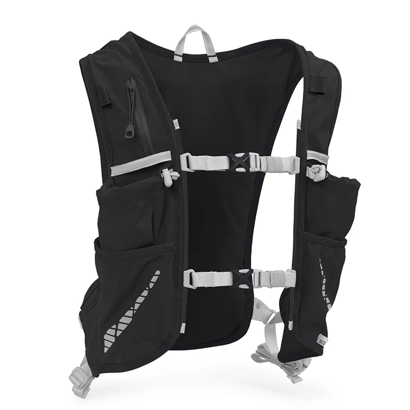 Inoxto Quick Drying Running Backpack Men 5L Ultra-light Hydrating vest Mountain Bike Cycling Bag Breathable 2L Water Bag Bottle 2