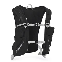 Inoxto Quick Drying Running Backpack Men 5L Ultra-light Hydrating vest Mountain Bike Cycling Bag Breathable 2L Water Bag Bottle 2