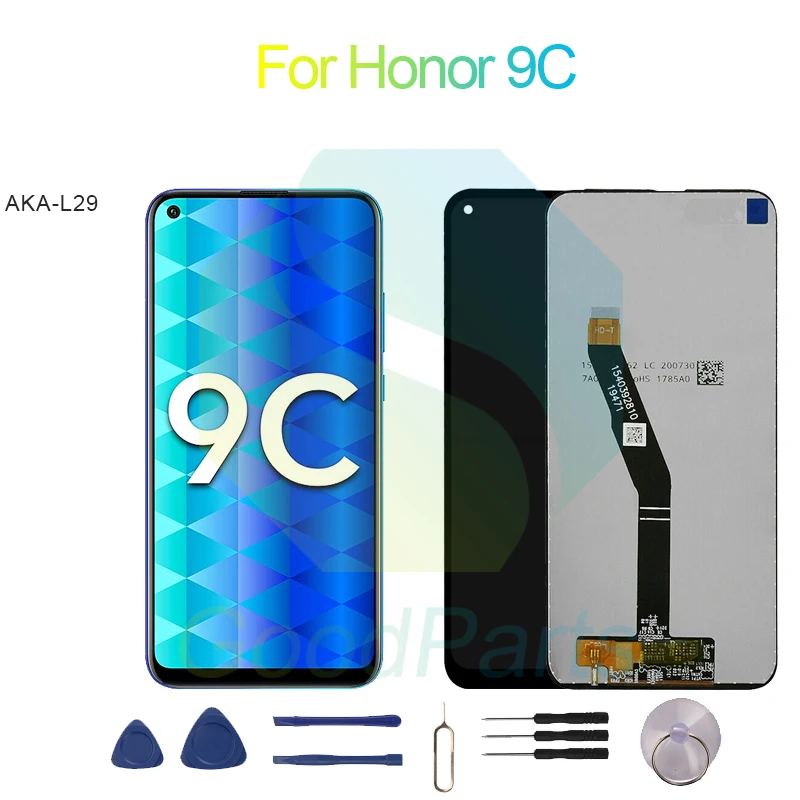 

ЖК-дисплей для Honor 9C, экран 6,39 дюйма, AKA-L29 9C, сменный сенсорный дигитайзер в сборе