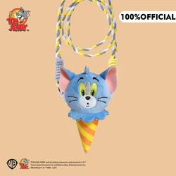 Plush Cartoon Cheese Doll Phone Clip with Cute Slingable Lanyard - Perfect Birthday Gift (Ice Jerry)