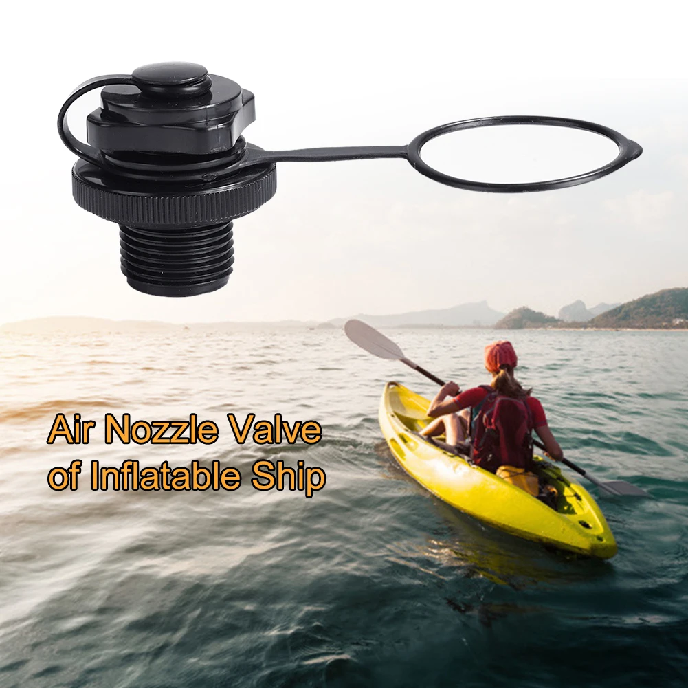 Boat Air Valve Anti-leak Inflation Pump Hose Adapter for Inflatable Boats Kayak Airbed Canoe Pool Raft Rubber Dinghy