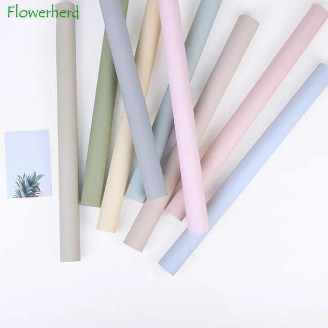 Thick Ouya paper two-color paper flower bouquet waterproof wrapping paper  flower shop flower paper bouquet
