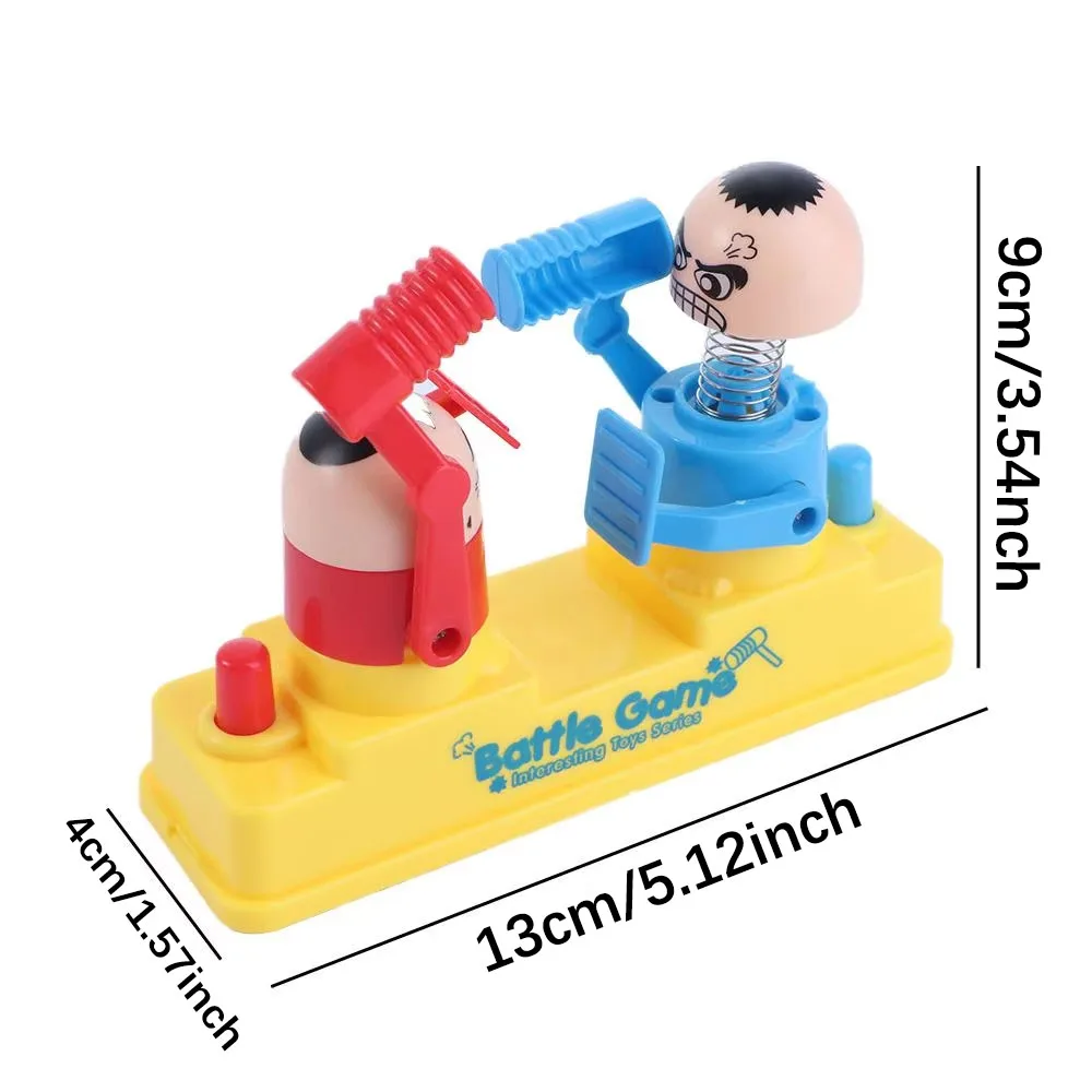 Mini Children Head Knocking Game Machine, Blue Defense Attack Twin Parent-Child Finger Fighting Toy, Fun Kids Entertainment