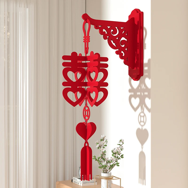 

Wedding room decoration set, internet famous female bedroom flower pulling