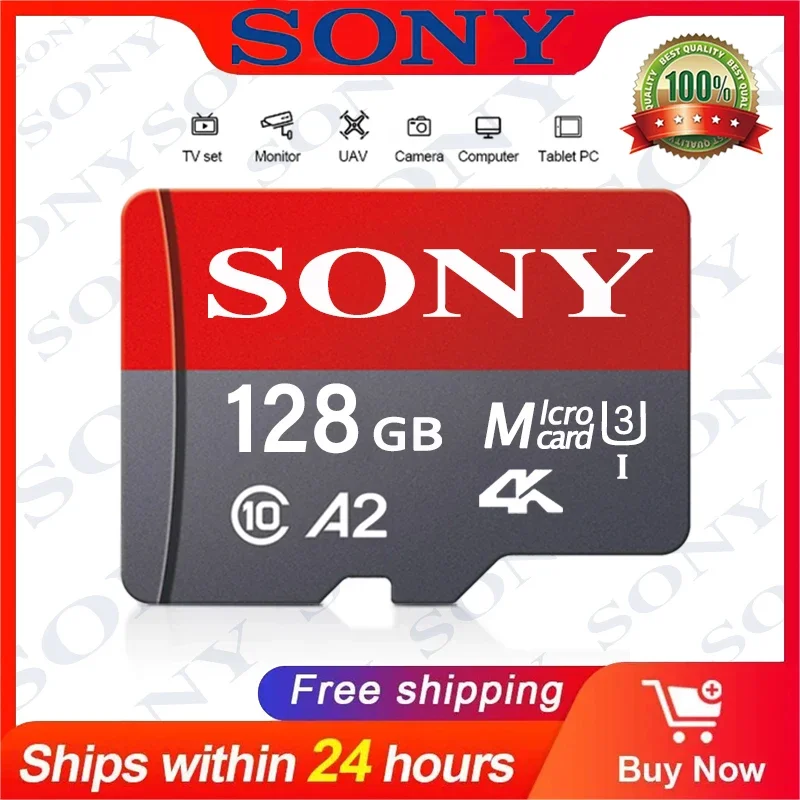 

TOP SONY Micro SD Memory Card 512GB 256GB 128GB 64GB 32GB Micro SD TF Flash Card Class 10 MicroSD for Xiaomi Camera Phone Camera
