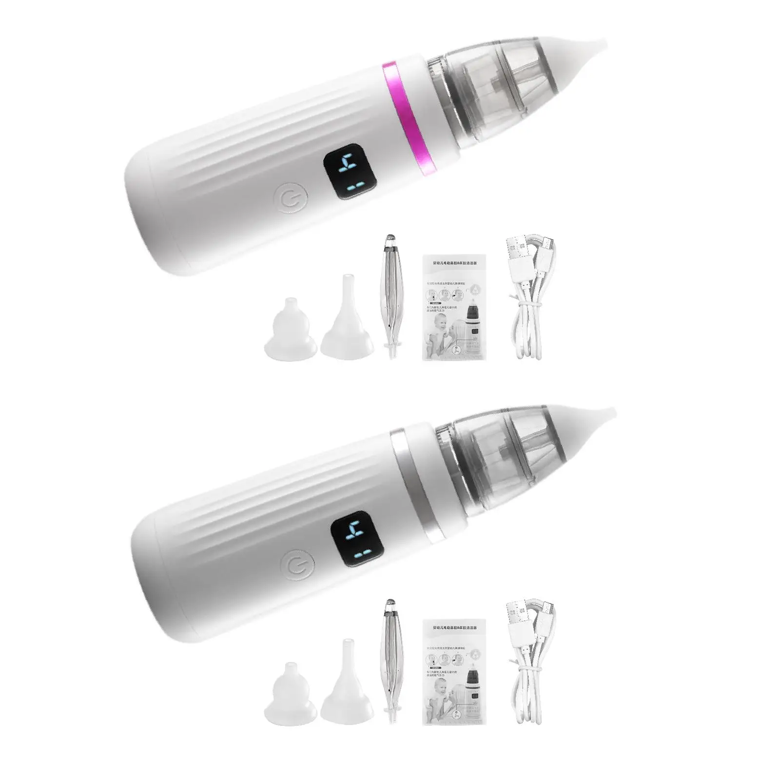 Electric Baby Nasal Cleaner Portable USB Powered 5 Suction Levels for Travel