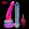 FAAK New Squirting Monster Dildo Glowing In Dark Fantasy Butt Plug Silicone Flexible Sex Toy For Women Men Prostate Stimulator 1