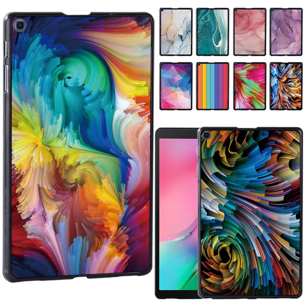 

Durable Case for Samsung Galaxy A7 Lite T220 8.7" Tab S4 S6 S5e S6 Lite S7 A 8.0 T290 A7 10.4 T500 Watercolor Theme Tablet Cover