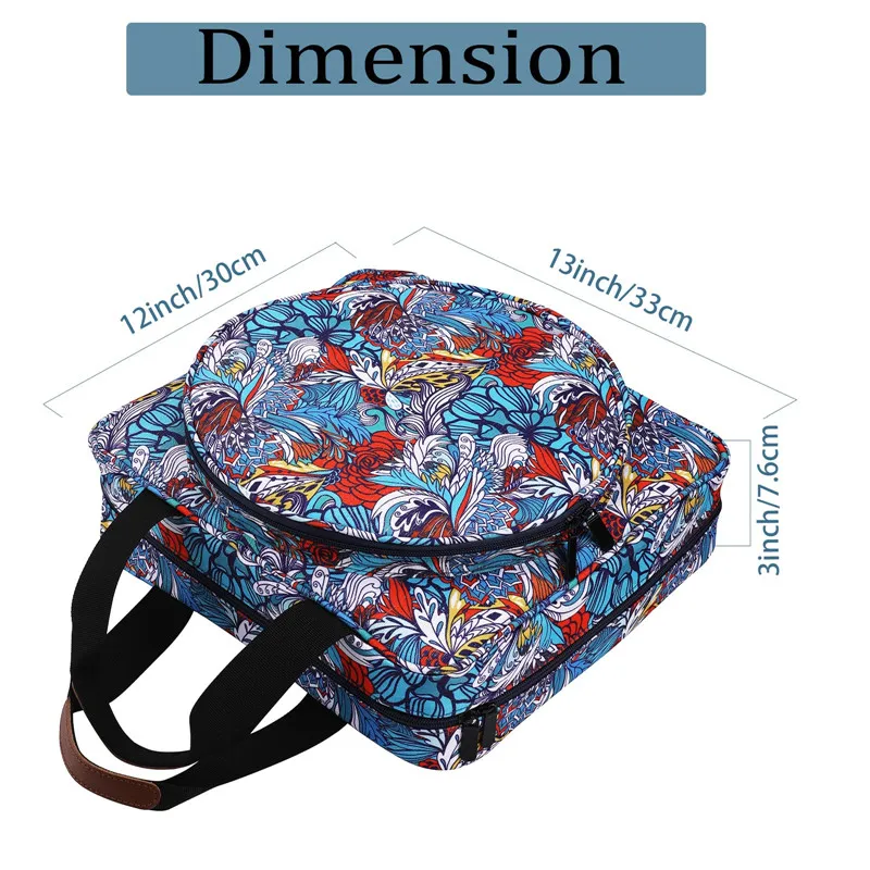 Embroidery Kit Vintage Yarn Storage Bag Knitting Tote Bags Crochet Needle Bag Sewing Accessories Gift